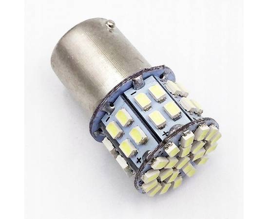 Светодиод 12V T20 50 SMD  белая Луч  (стоп, габари